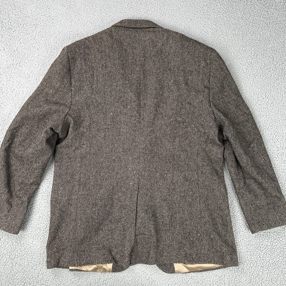 Alexander Lloyd Tweed Executive Blazer Men 48L Houndstooth Flecked Speckled Wool - Picture 16 of 16